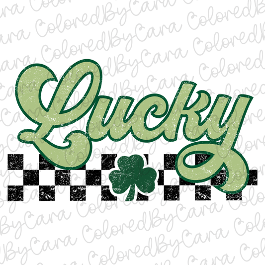 Retro Lucky PNG File