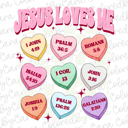 Jesus Loves Me PNG File