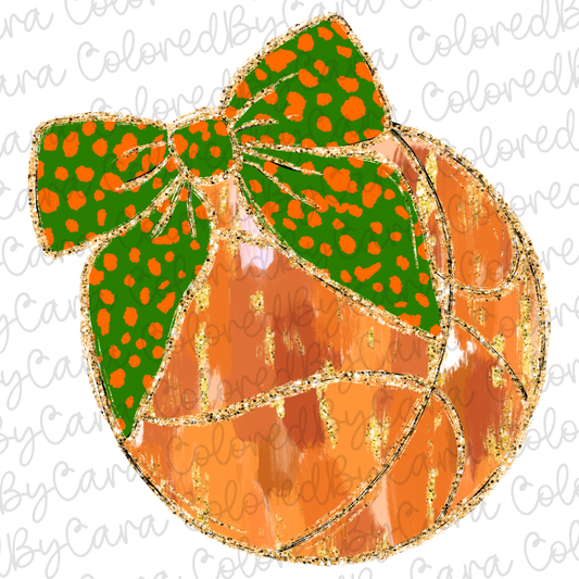 Coquette Basketball PNG File