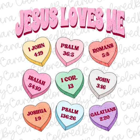Jesus Loves Me PNG File