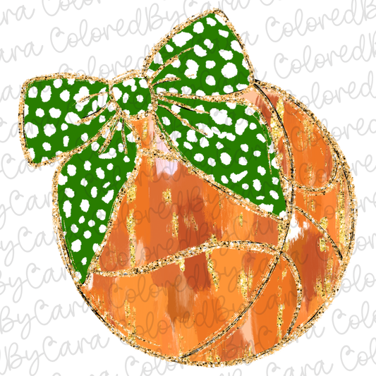 Coquette Basketball PNG File