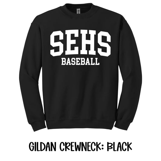 SEHS Baseball- Gildan CREWNECK