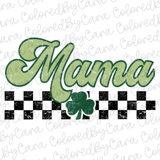 Retro Mama St. Patricks Day PNG File