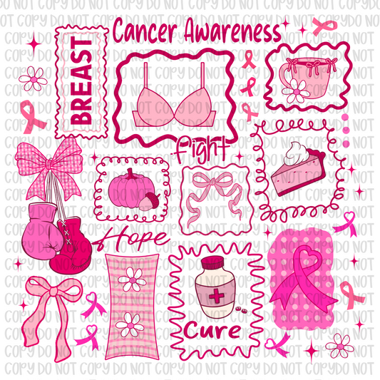 Breast Cancer Awareness Collage