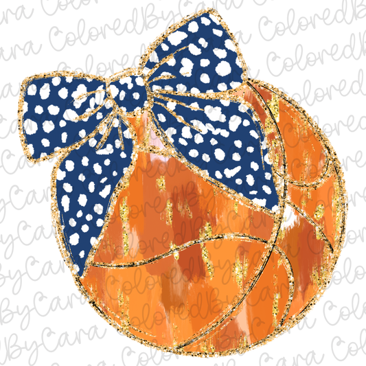 Coquette Basketball PNG File