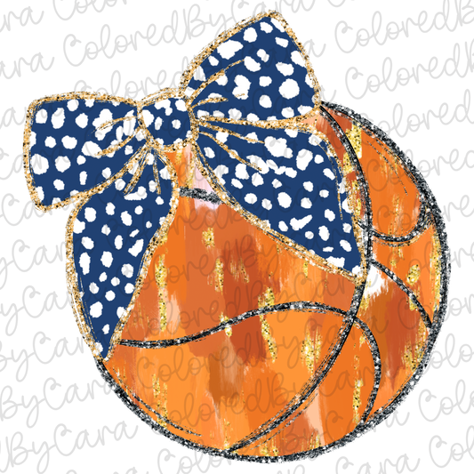 Coquette Basketball PNG File