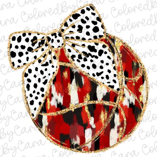 Coquette Basketball PNG File