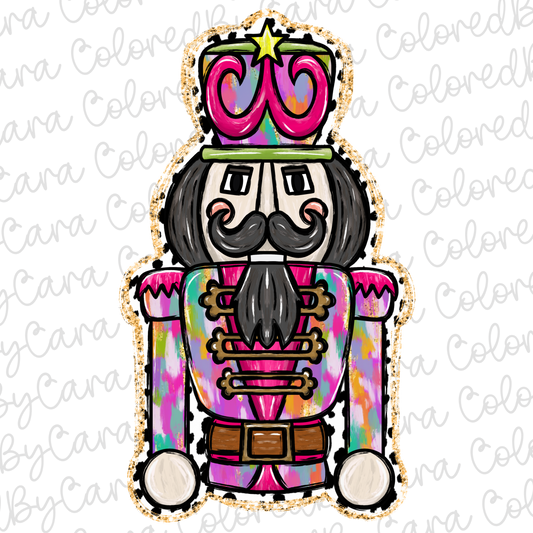 Colorful Nutcracker Christmas PNG File