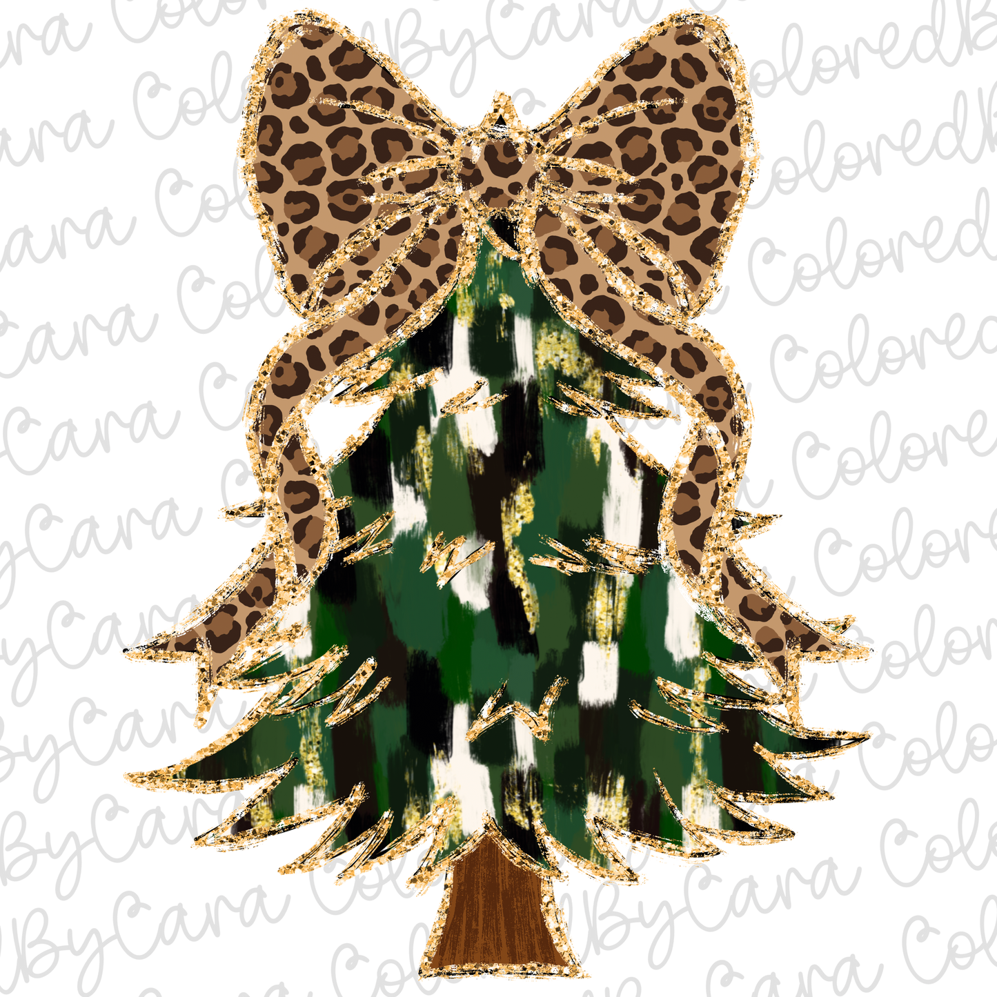 Coquette Christmas Tree PNG File