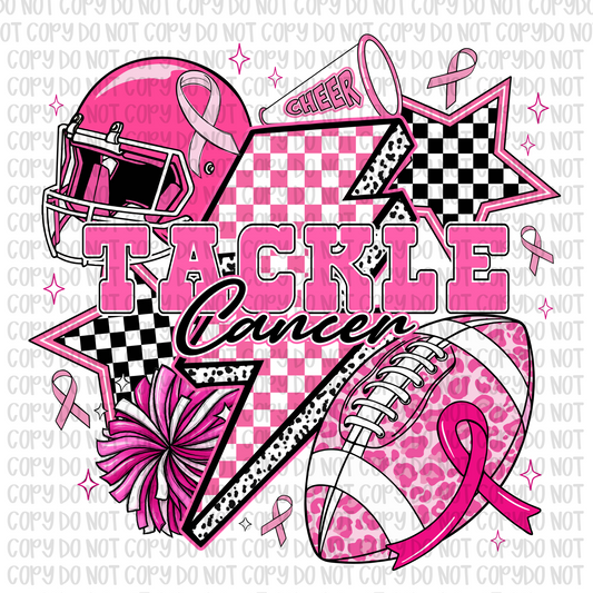Breast Cancer Tackle Cancer Collage