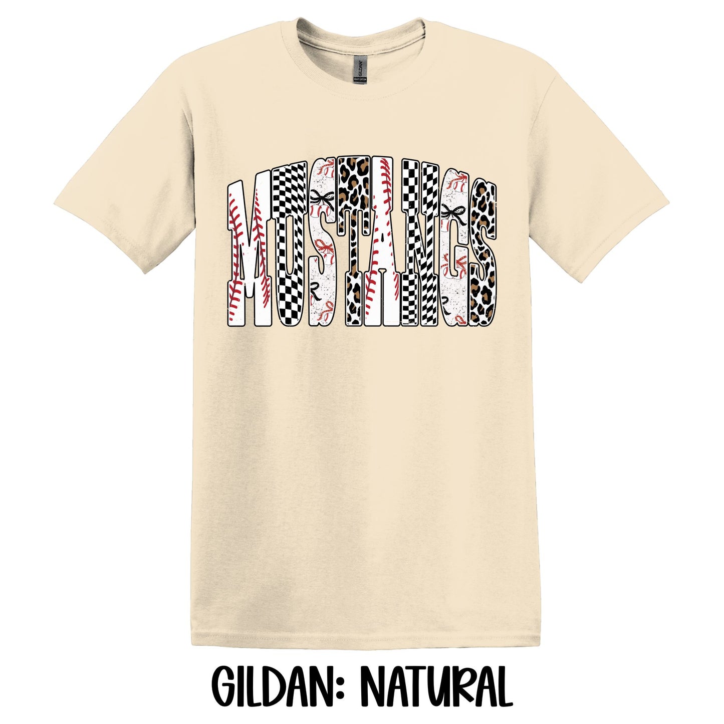 Retro Mustangs- Gildan