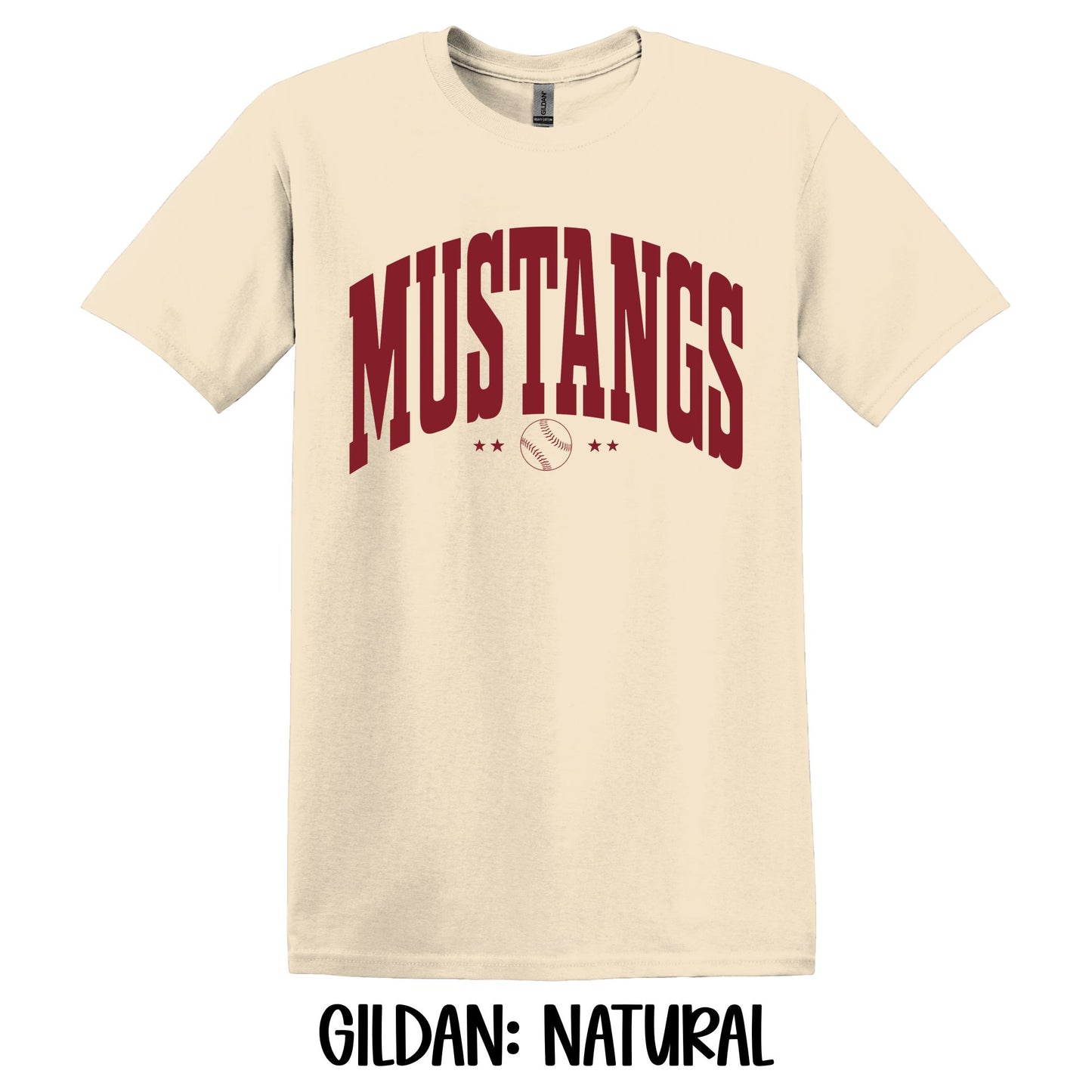Large Varsity Mustangs- Gildan