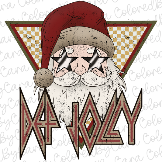 Def Jolly Santa Christmas PNG File