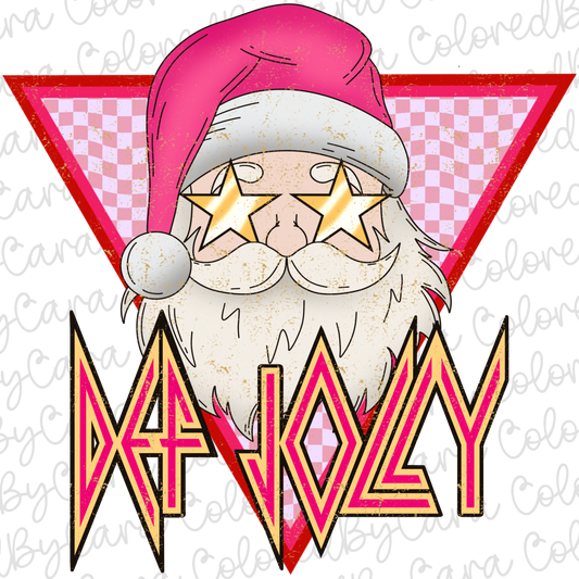 Def Jolly Santa PNG File