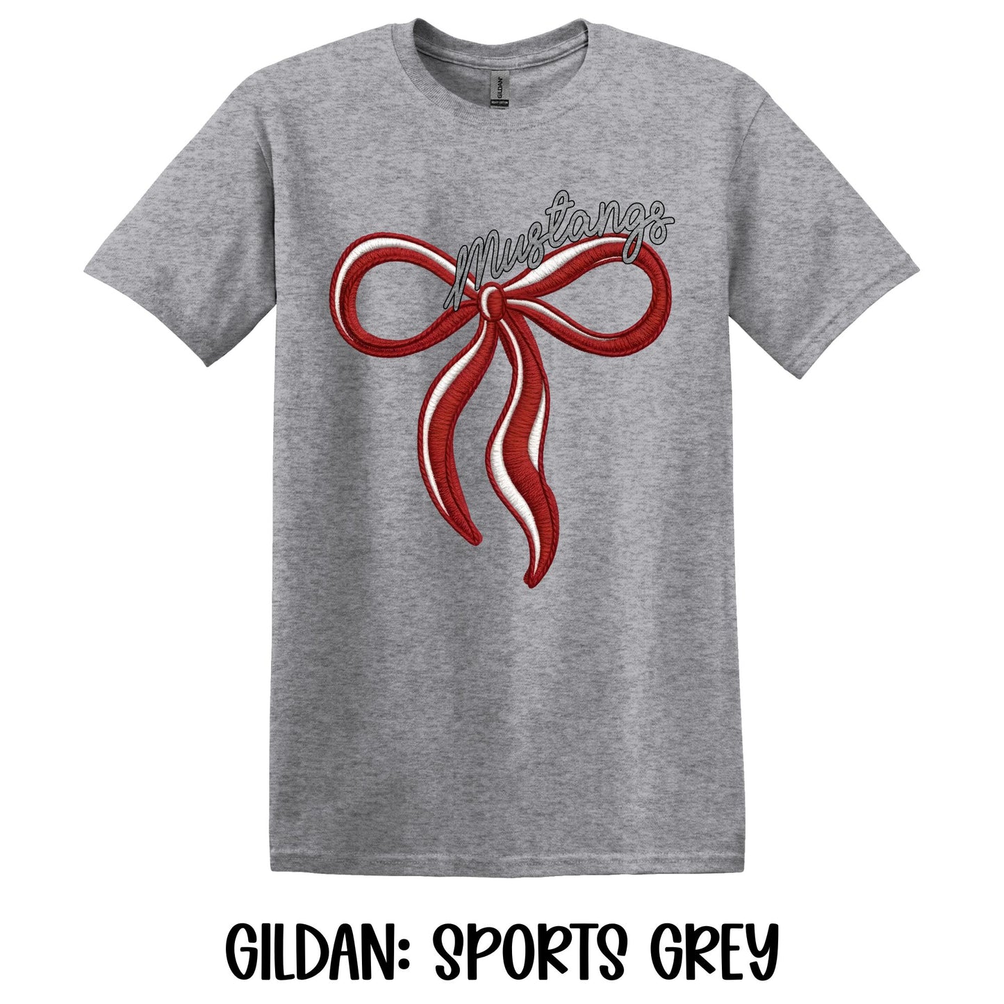 Red Bow Mustangs- Gildan YOUTH