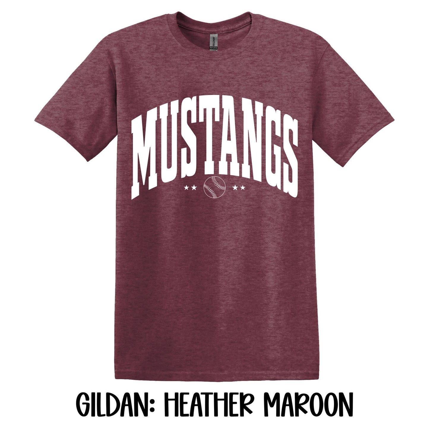 Large Varsity Mustangs- Gildan