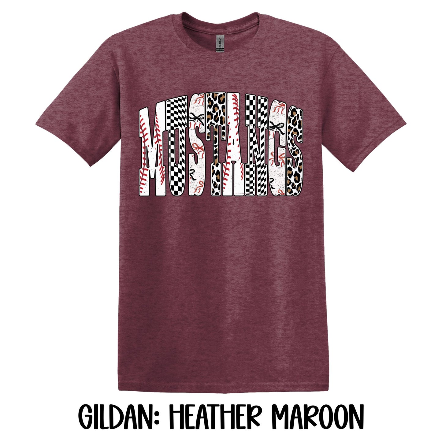 Retro Mustangs- Gildan