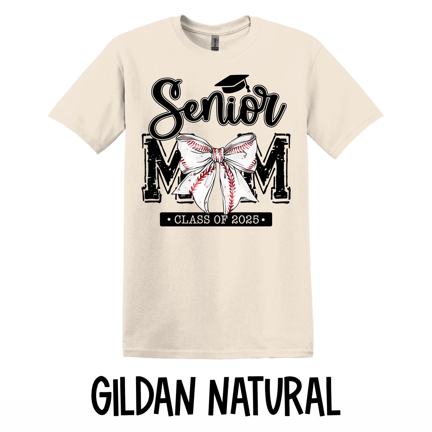 Senior mom baseball~Gildan