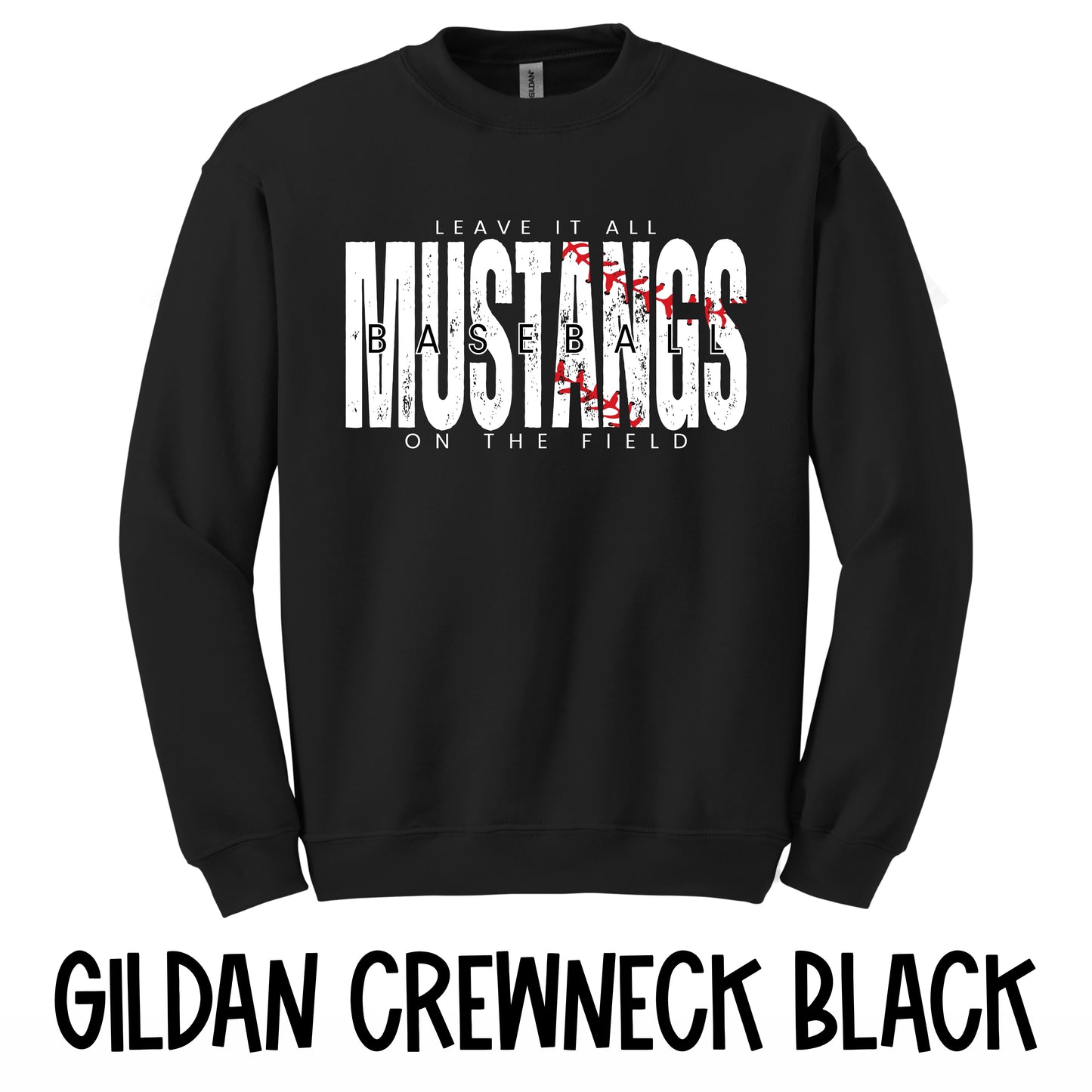 Mustangs baseball Crewneck