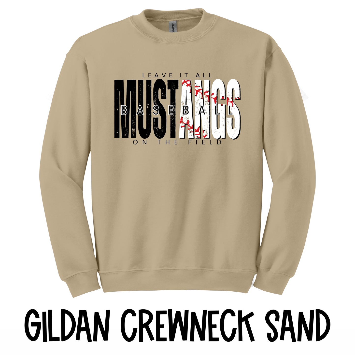 Mustangs baseball Crewneck