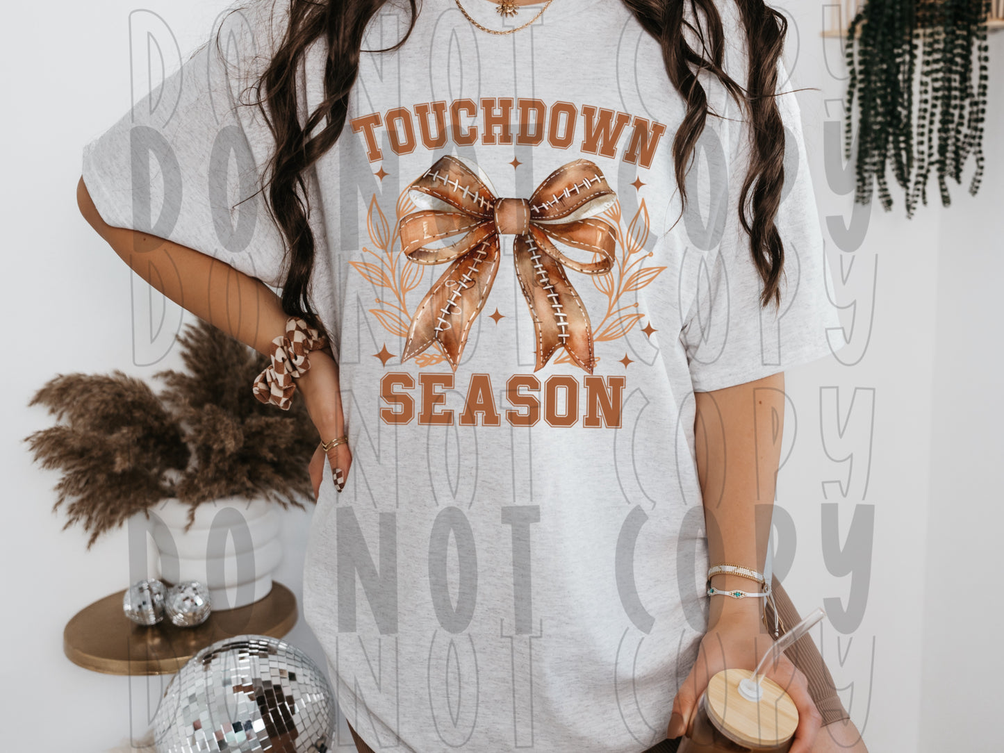 Football Touchdown Season Graphic Tee