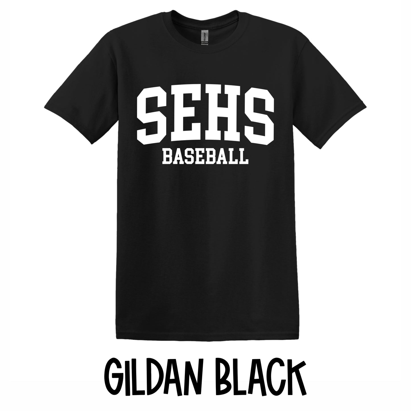 SEHS Baseball T-Shirt~Gildan