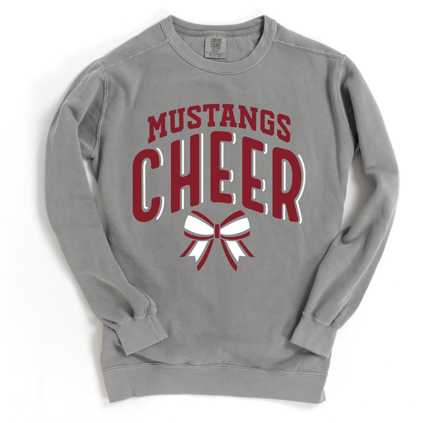 SEHS Cheer Bow- Comfort Colors Crewneck
