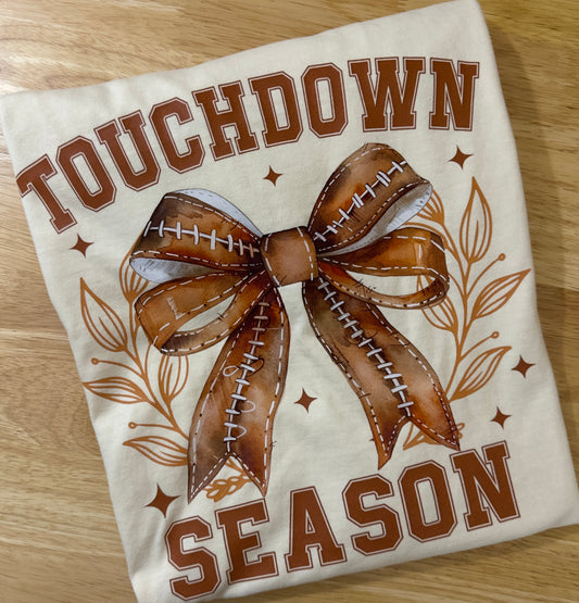 Football Touchdown Season Graphic Tee