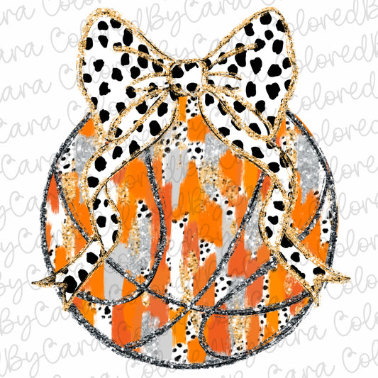Coquette Basketball PNG File