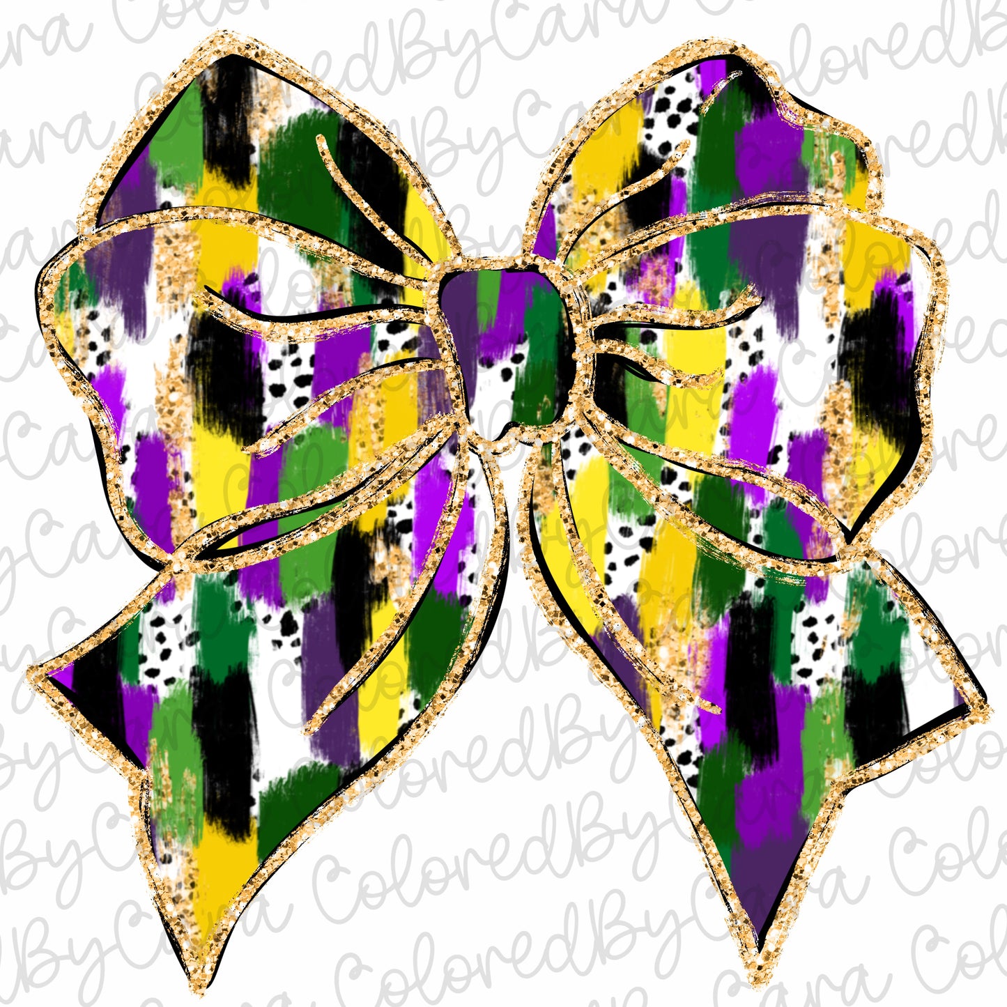 Mardi Gras bow png