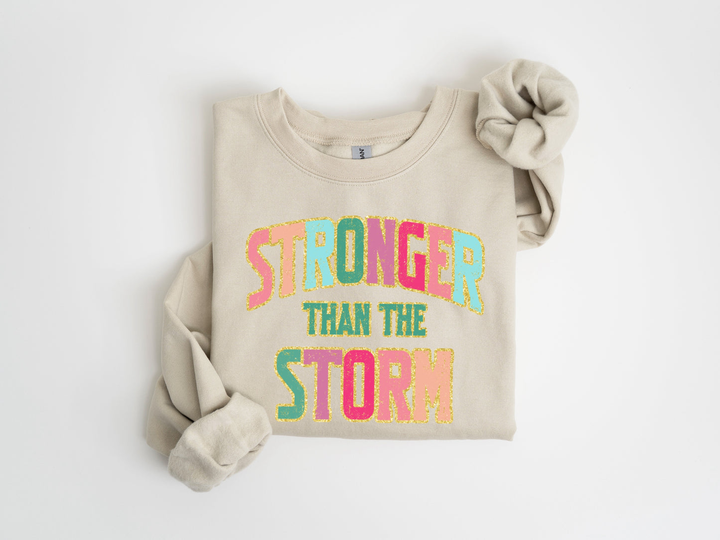 Stronger than the storm Crewneck