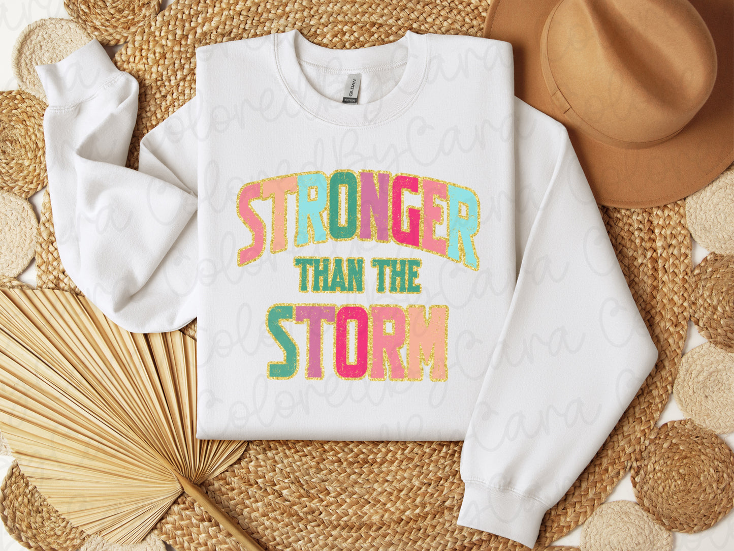 Stronger than the storm Crewneck