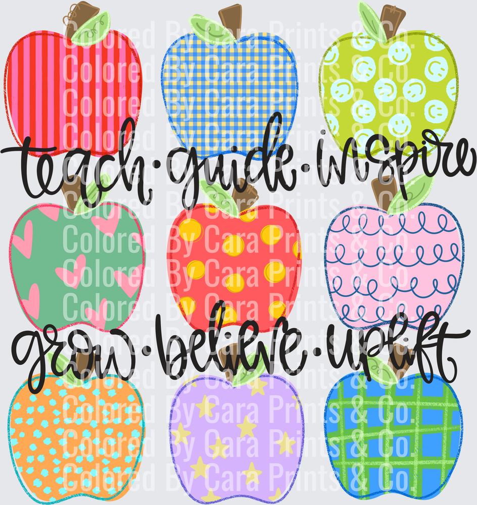Teach guide inspire apples