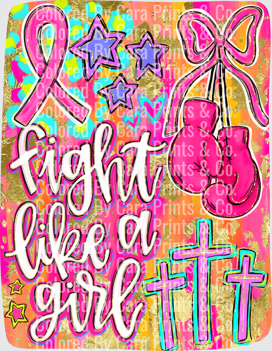 FIGHT LIKE A GIRL BACK