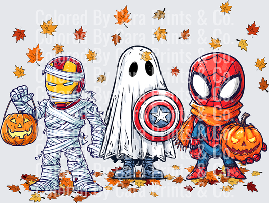 super hero trio