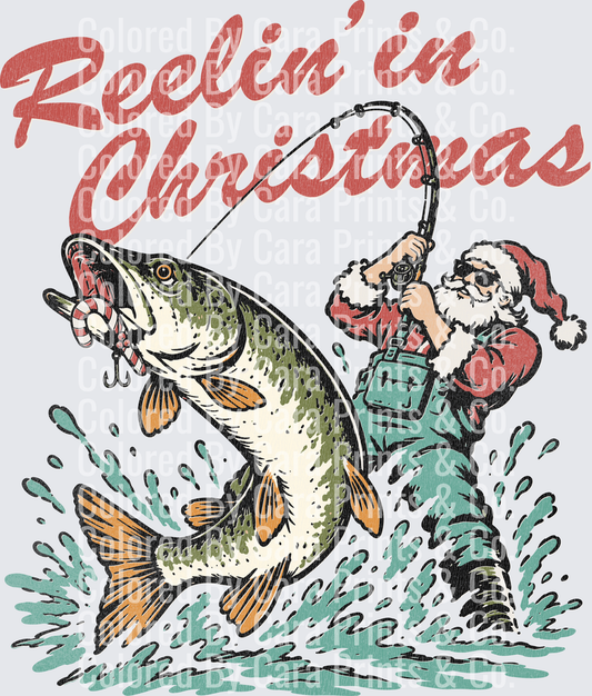 Reelin in Christmas distressed