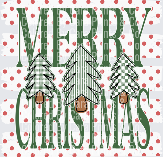 MERRY CHRISTMAS GREEN