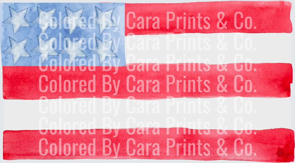 Preppy Stars Flag