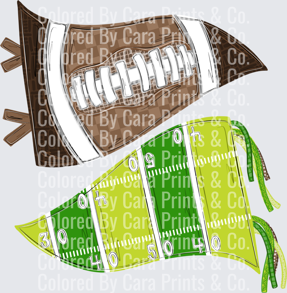 football flags