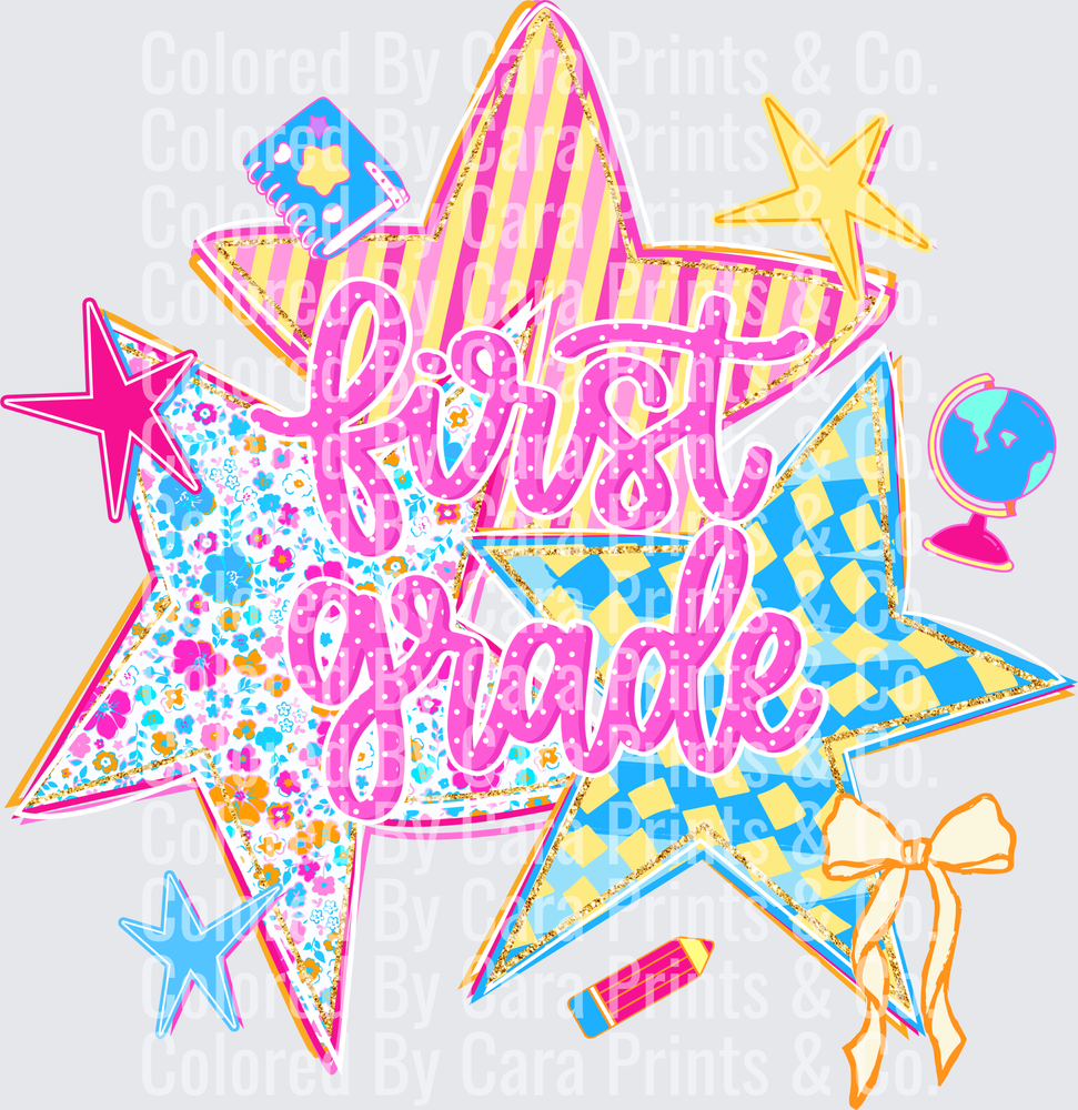 Star Collage First Grade