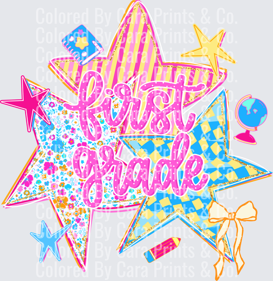 Star Collage First Grade