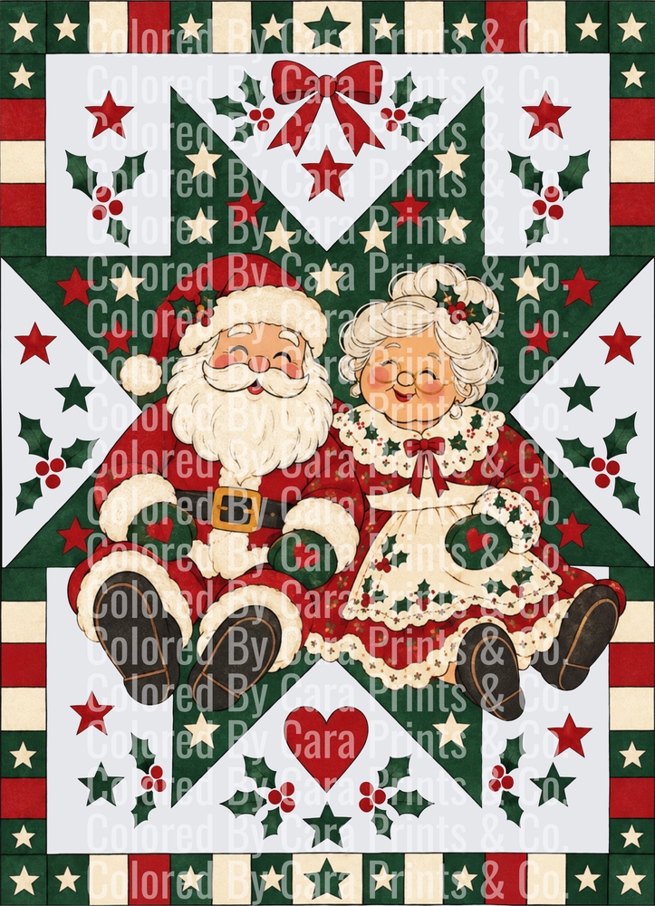Santa Patch Design