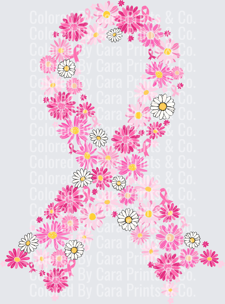 FLORAL RIBBON NO TEXT