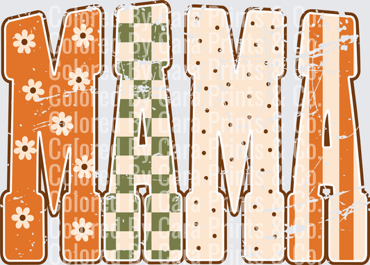 Fall MAMA distressed