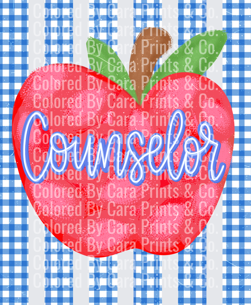 Gingham Stripes counselor