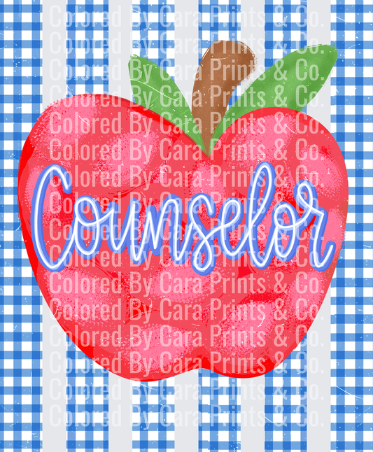Gingham Stripes counselor
