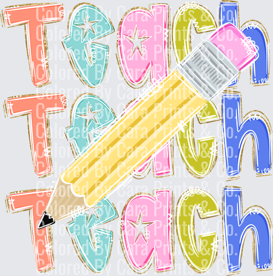 Teach glitter