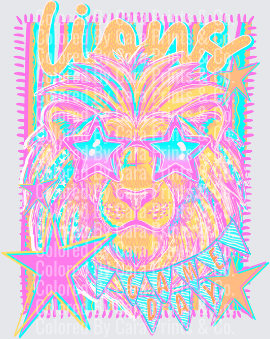 Neon Lions Game Day