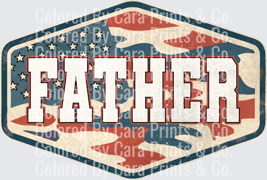 american camo father