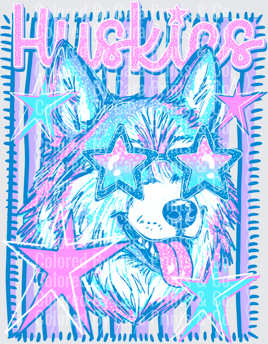 Neon Huskies